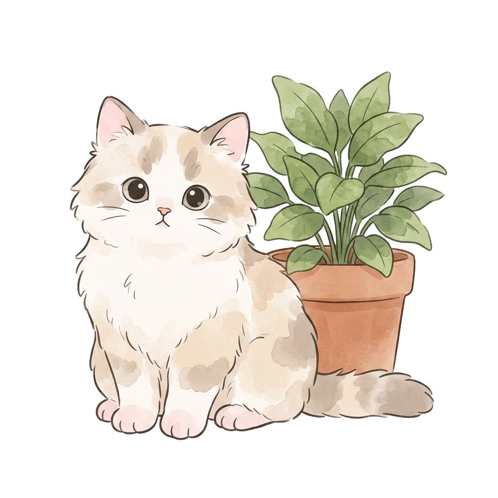 Puck the Ragdoll cat sitting